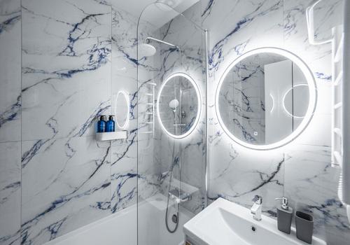 Стильная и удобная ванная в типичной хрущёвке