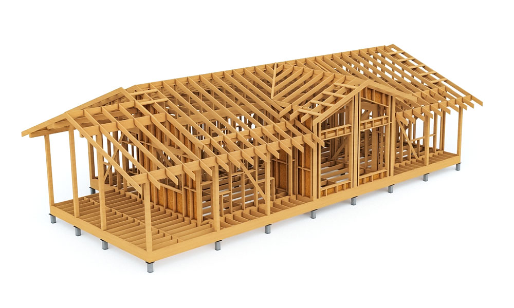 каркасный дом 1 этаж 108 кв метров