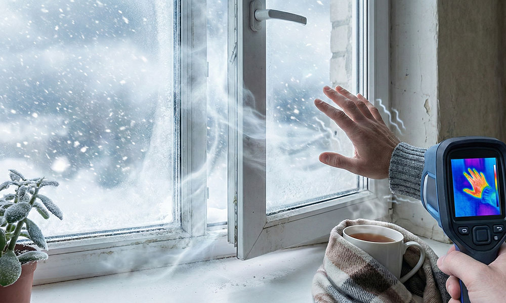 замерзает пластиковое окно дует из щелей