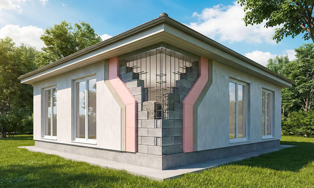 пирог утепления кладка смарт блок