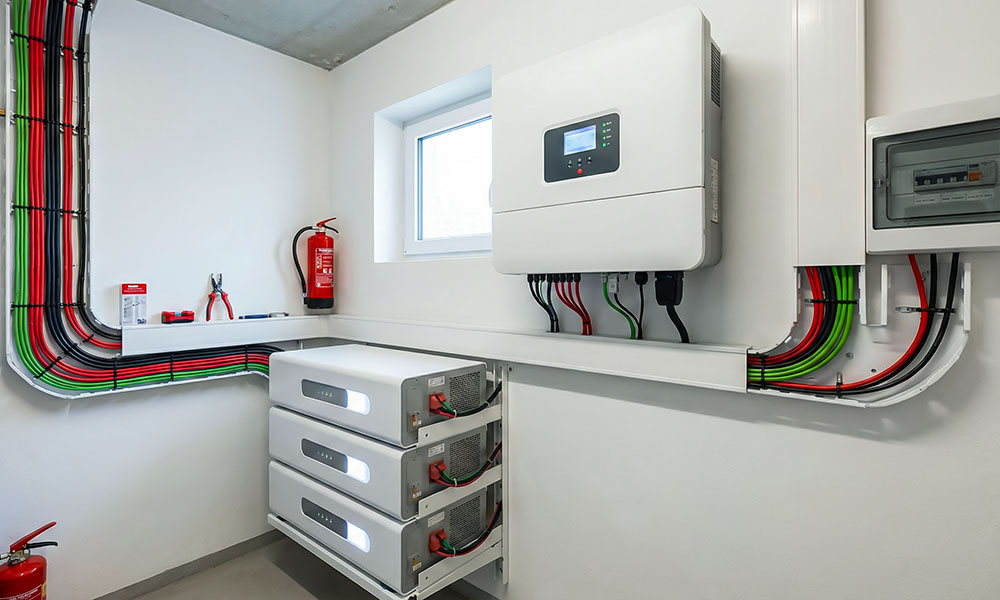 Аккумуляторная в частном доме (тех помещение)