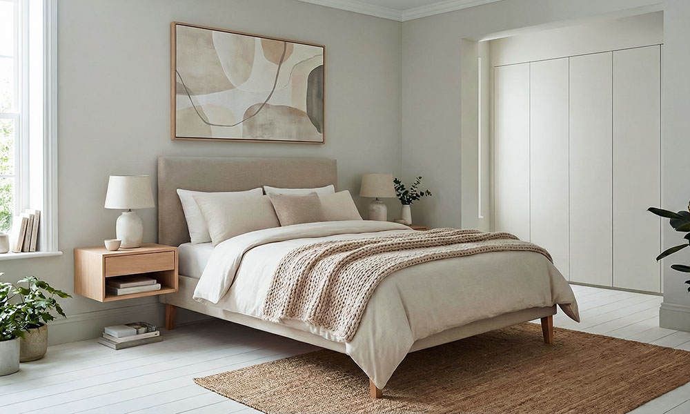 Скандинавский дизайн интерьера. Эргономичная мебель в спальне