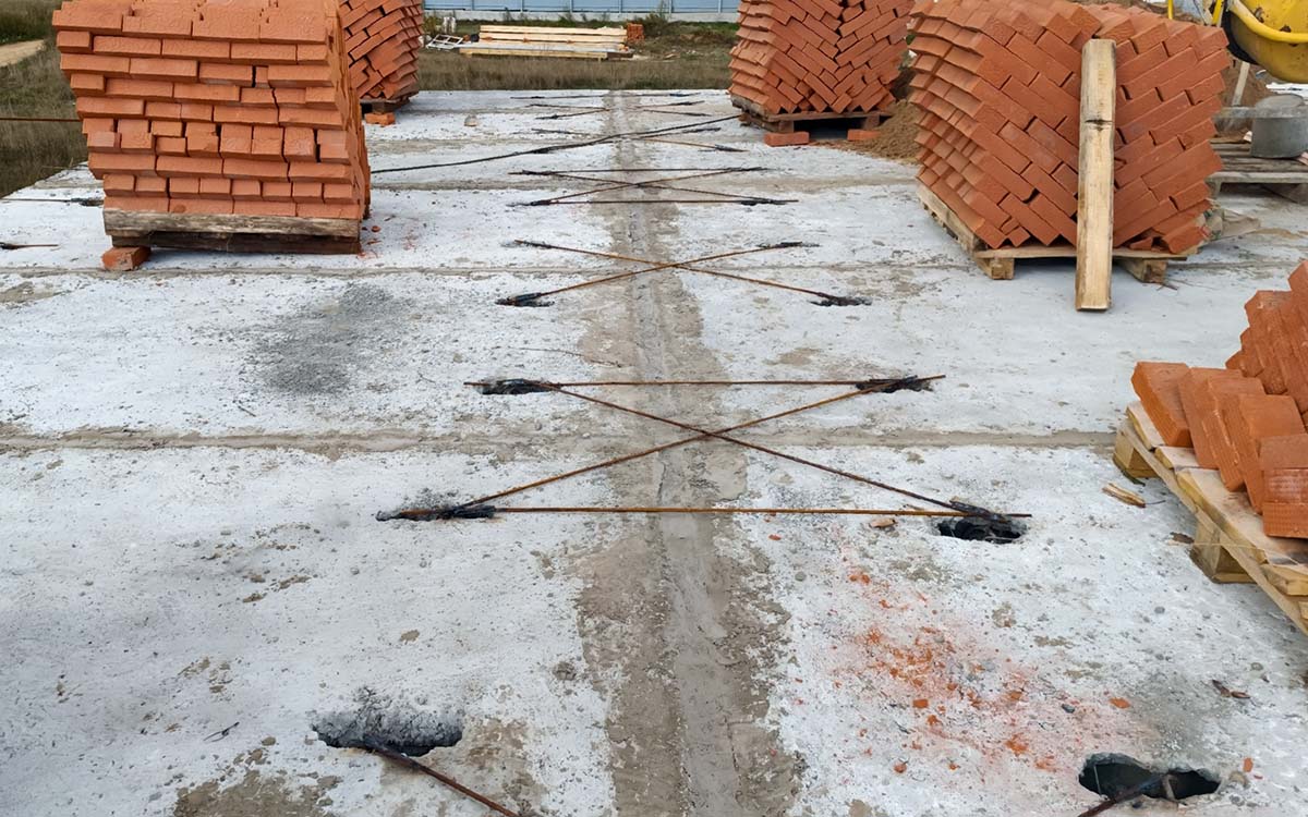 анкеровка плит перекрытия