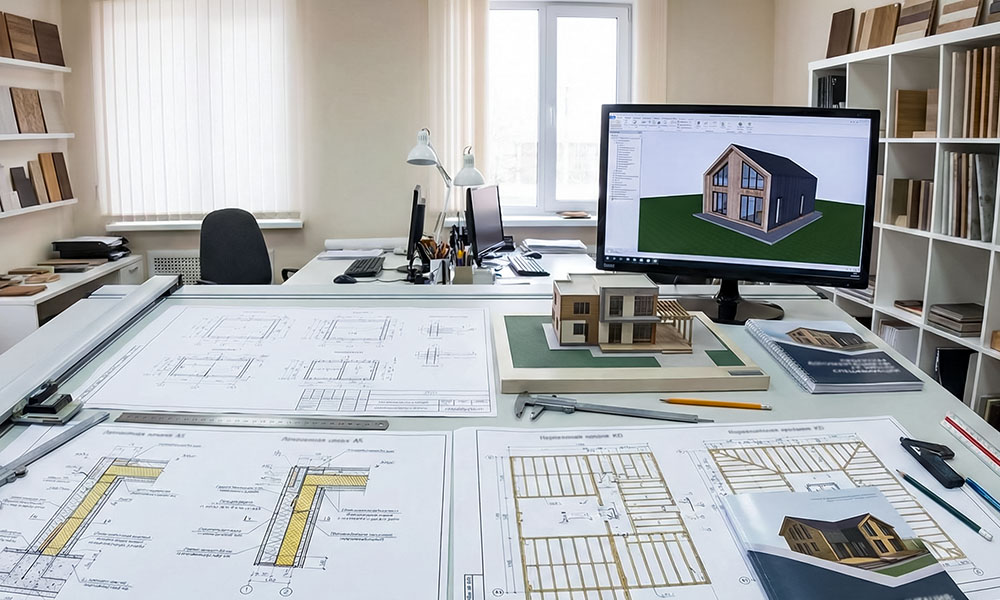 архитектурное бюро проектирует дома