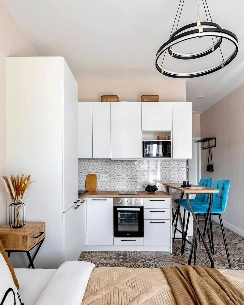 дизайн интерьера квартиры студии 20 кв метров